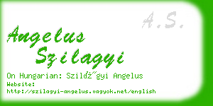 angelus szilagyi business card